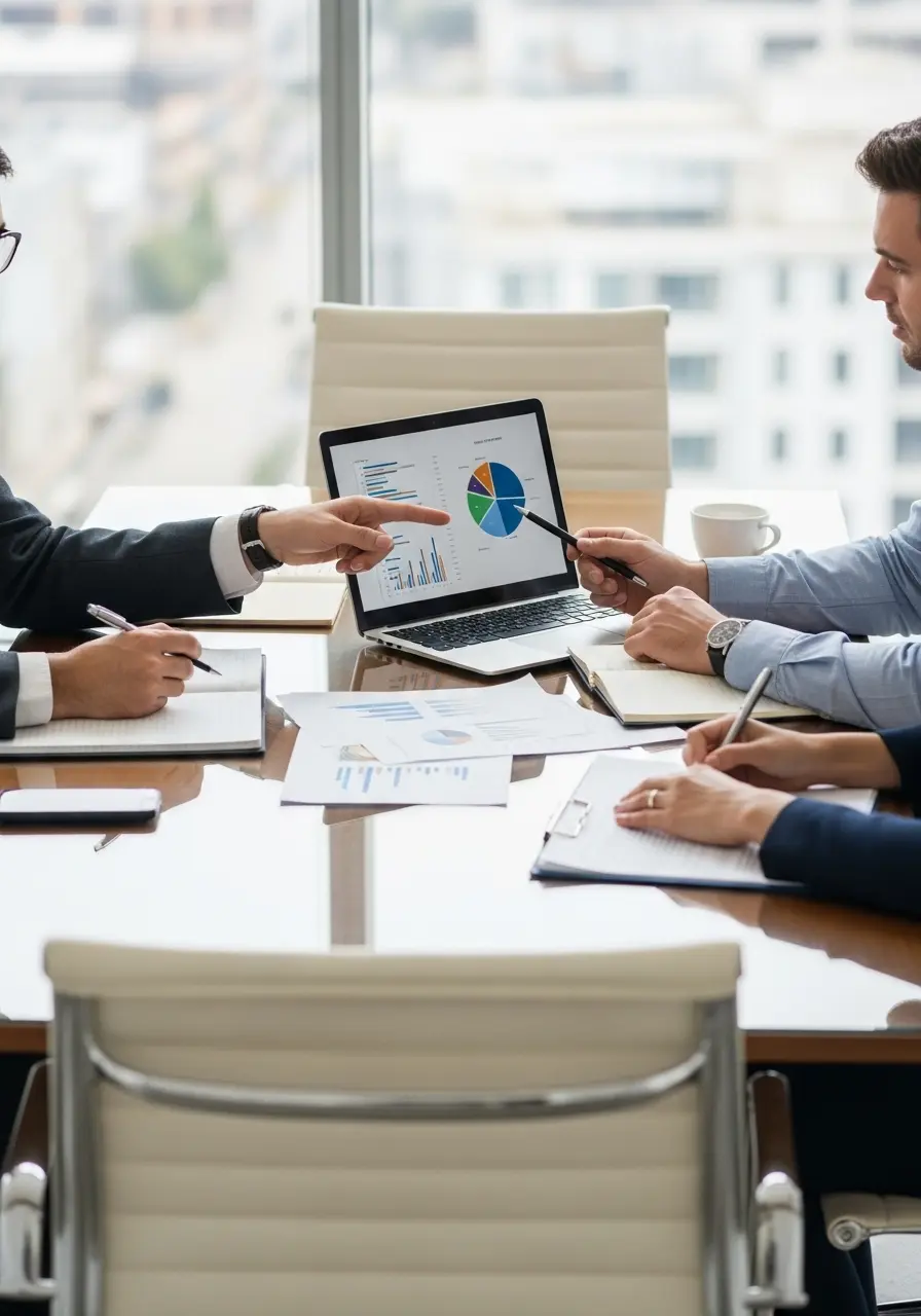 Strategic pricing process and business meeting