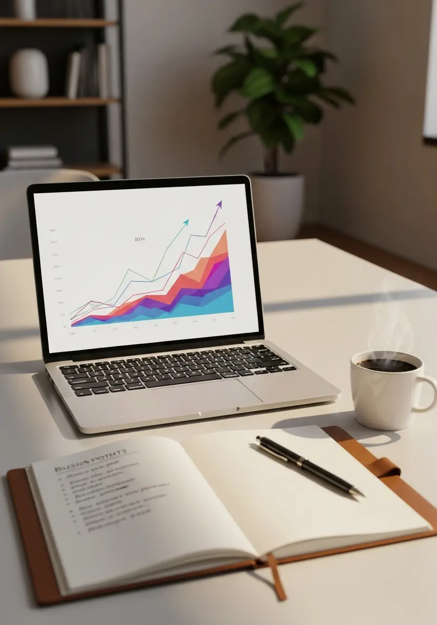 Business growth and analytics workspace